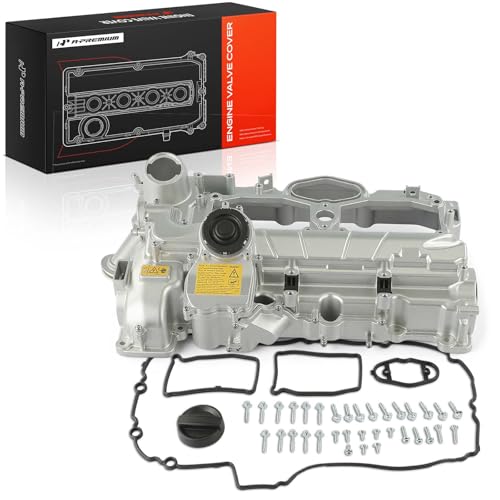 A-Premium Engine Valve Cover with Cap & Gasket & Bolt Compatible with BMW 320i, 320i xDrive, 328i, 328i GT xDrive, 328i xDrive, X5, 528i, 528i xDrive, X3, 428i xDrive, 428i Gran Coup, X1, X4, Z4