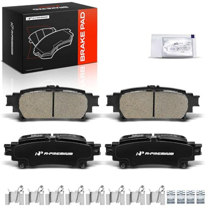 A-Premium Rear Ceramic Brake Pads Compatible with Toyota & Lexus - style: Rear - P1391