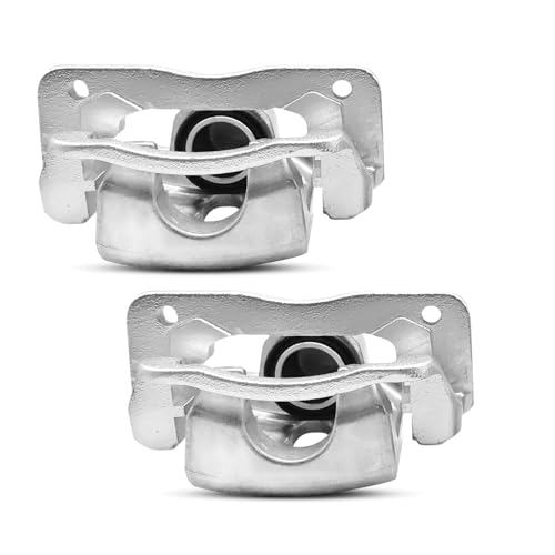 2 Pcs Left & Right Brake Calipers Fit for 2010-2013 Hyundai Santa Fe Kia Sorento, Driver and Passenger Side Rear Brake Caliper w/Bracket Replace for 19B6270 19B6271 - size: 19B6270+19B6271