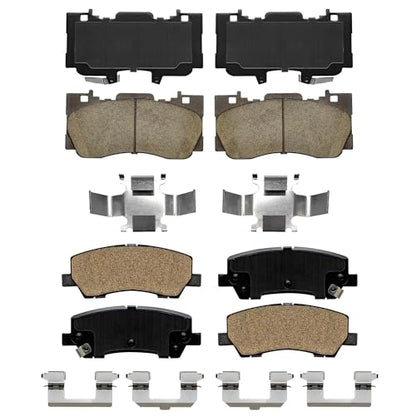 Detroit Axle - Brake Pads for 15-21 Ford Mustang - size: 4P42266/Kit