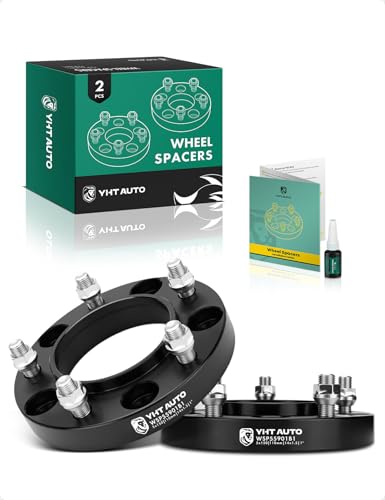 YHTAUTO 5x150 Hub Centric Wheel Spacers 1 Inch for Lexus, Toyota - size: 1 Inch Thickness, style: 2 PCS