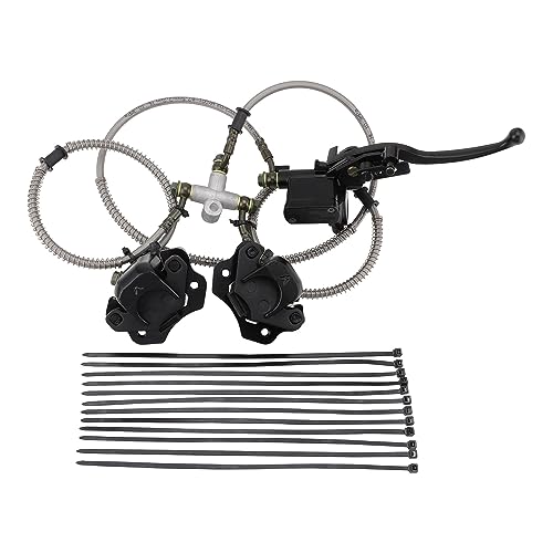 GOOFIT Front Disc Brake Master Cylinder Hydraulic Caliper Assembly Replacement for Chinese 110cc 125cc 150cc 200cc 250cc ATV Four Wheeler Buggy Quad Bike