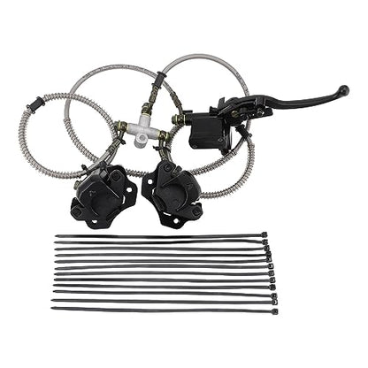 GOOFIT Front Disc Brake Master Cylinder Hydraulic Caliper Assembly Replacement for Chinese 110cc 125cc 150cc 200cc 250cc ATV Four Wheeler Buggy Quad Bike