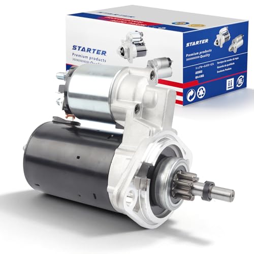 16450N Starter Motor Compatible with Porsche 914 1974-1975 1.8L, Volkswagen Beetle 1970-1979 1.6L, Super Beetle 1972-1980 1.6L, 111911023, BAA-911-023B, 6004AA0021 - color: 16450