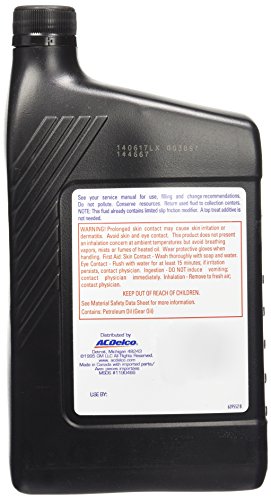 Genuine GM 88862624 Differential Lubricant, 1 Quart