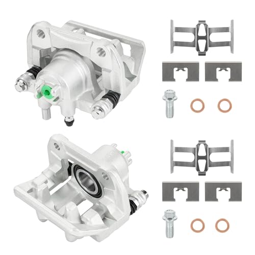 Rear Disc Brake Caliper Assembly w/Bracket for 2007-2011 Honda CR-V, 2010-2011 Honda Accord Crosstour, 2007-2012 Acura RDX Turbo, Replacement 19-B2910A 19-B2911A
