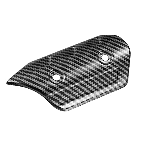 X AUTOHAUX 1 Set Universal Motorcycle ATV Exhaust Muffler Heat Shield - color: Black