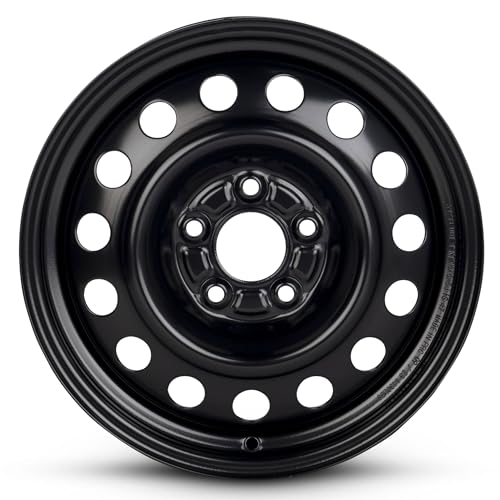 For 2008-2012 Honda Accord 16 Inch Painted Black Rim - OE Direct Replacement - Road Ready Car Wheel