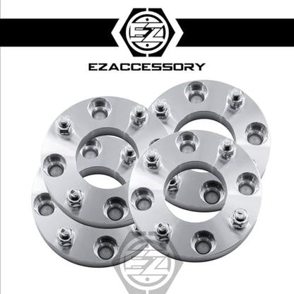 ezaccessory 4 Wheel Adapters Spacers 4x4.25 to 4x4.25 | 4x108 to 4x108 | Fits Mercury Cougar (4 Lug) Sable Topaz | 1.25" Thick - size: Thickness - 1.25", style: 4 PCS