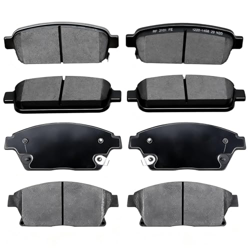 Replacement For Front & Rear Ceramic Disc Brake Pad Buick Encore Verano Chevrolet Trax Volt D1467 D1468 - style: D1467-D1468