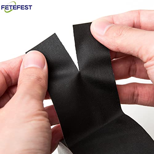 Gaffers Tape Black Heavy Duty, 2" by 30 Yards, Professional Grade Gaffer Tape, Non-Reflective, No Residue, Hand Tear, Self-Adhesive, Multiple Purposes (Black, 2 inches x 30 Yards) - color: 2" Black (1 Roll)