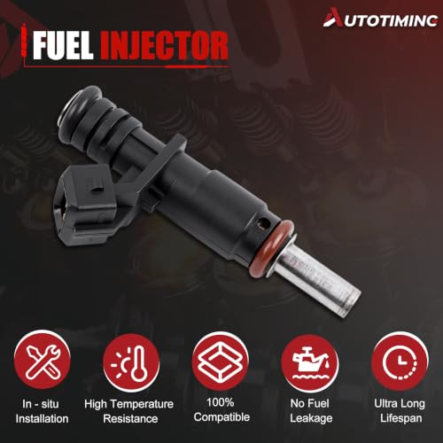 7531634 Fuel Injectors Set of 6 for BMW 330i 530i 525i 528i 2006-2012 3.0L - color: F-13537531634