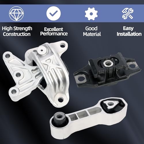 Engine Motor and Transmission Bracket Kit for Fiat 500 2012-2018