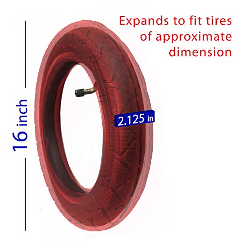 16x2.125 Inner Tube & Tire Set for Bike/Electric Bike