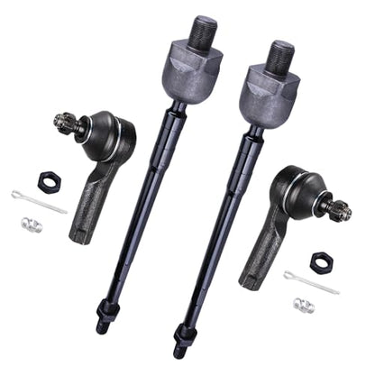 4Pcs Inner and Outer Tie Rod ES3438 EV427 for Nissan Altima 2002-2006 - size: ES3438 EV427