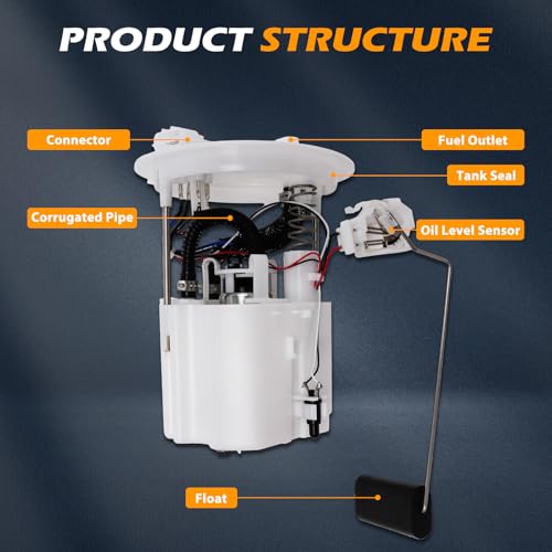 E8752M Fuel Pump Module Assembly Suitable for 2007-2012 Sentra 2.0L/2.5L OE 170409AA0A, SP4020M, FG1958, P76492M - size: E8752M-size: 31cm