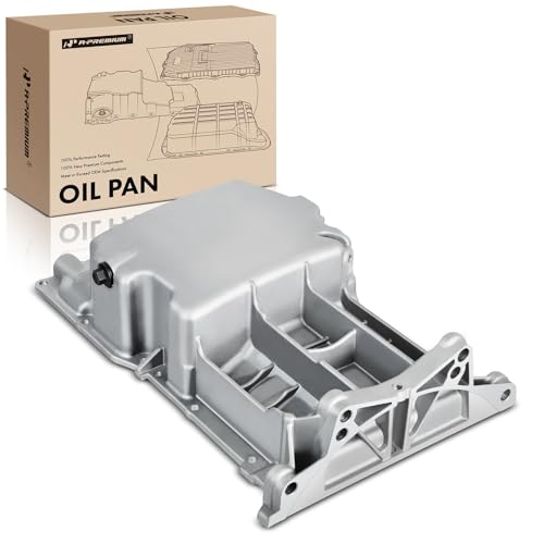 A-Premium Engine Oil Pan Sump with Drain Plug - style: Oil Pan Only