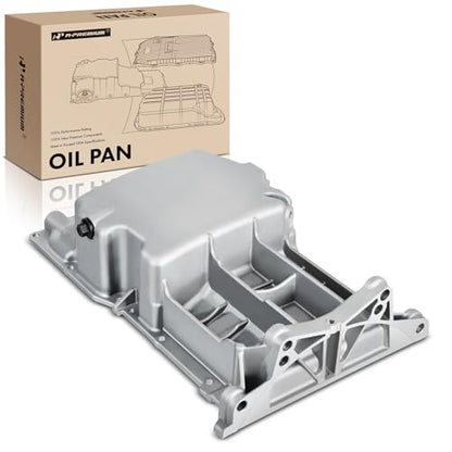 A-Premium Engine Oil Pan Sump with Drain Plug - style: Oil Pan Only