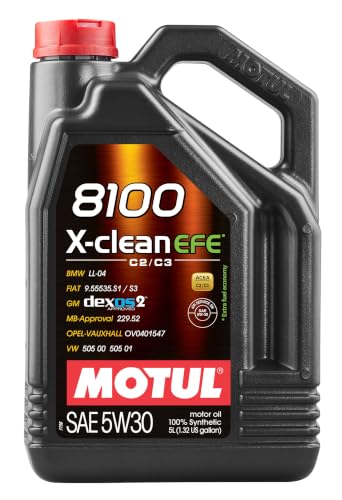 Motul 8100 X-clean EFE 5W-30 Full Synthetic Motor Oil 5L - size: 5L