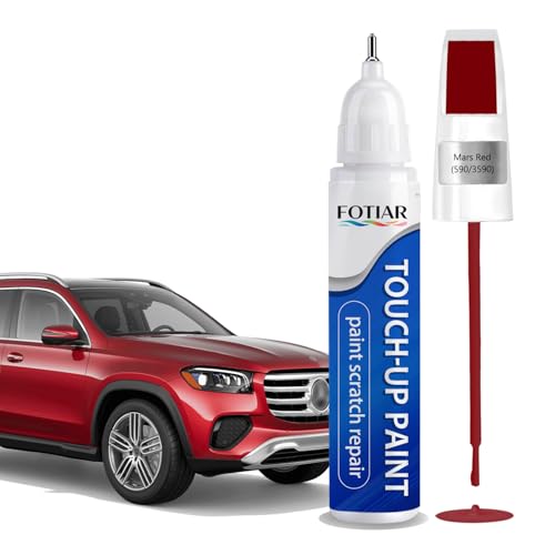 Touch Up Paint for Mercedes-Benz Mars Red 590 Paint Code Scratch Repair - color: 590 Mars Red