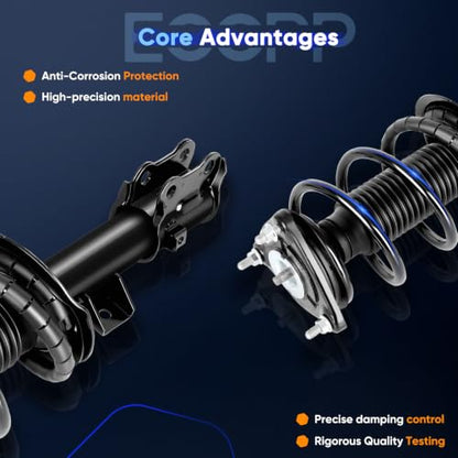 ECCPP Front Struts Spring Assembly Fit for 2014-2018 for Kia Forte - size: 11187 11188