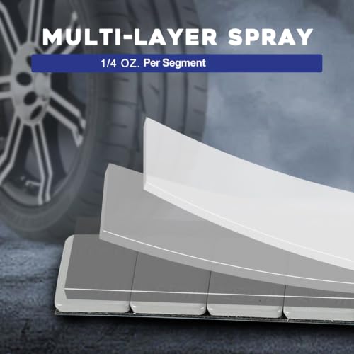 1/4oz Adhesive Stick On Wheel Weights, 960PCS, Gray - color: Gray