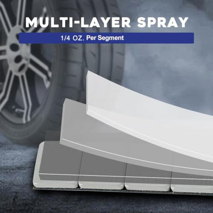 1/4oz Adhesive Stick On Wheel Weights, 960PCS, Gray - color: Gray