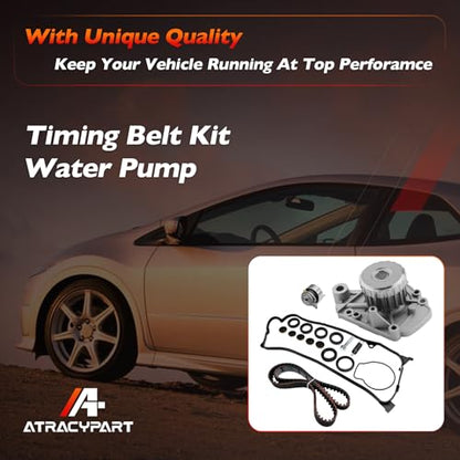 Timing Belt Kit With Water Pump Fit For 2001-2005 Honda Civic Engine - size: TCK312