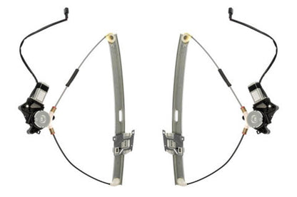 TRQ Front Power Power Window Regulator & Motor Assembly Set - style: WRA50474