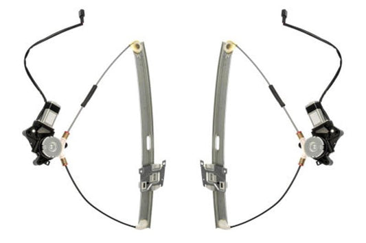 TRQ Front Power Power Window Regulator & Motor Assembly Set - style: WRA50474