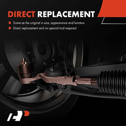 A-Premium Front Inner & Outer Tie Rod End Kit, Compatible with Buick