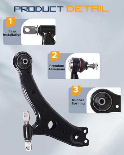 14Pc Control Arm Fit for Toyota Camry 2007-2011 (USA-Built Only) - size: Fit for Camry 07-11 14x Control Arm Kit (324)