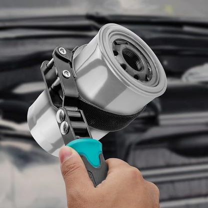 DURATECH Anti-Slip Small Swivel Oil Filter Wrench, 2-3/4" to 3-1/4" - size: Small (Fits Filters 2-3/4" to 3-1/4"), style: Anti-slip
