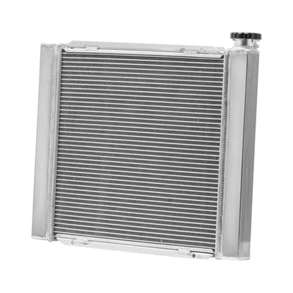 3 Row Universal 22" W X 19" H Radiator Compatible with Chevy SBC 350 Engine Double Pass Core Crossflow Aluminum Cooling Radiators