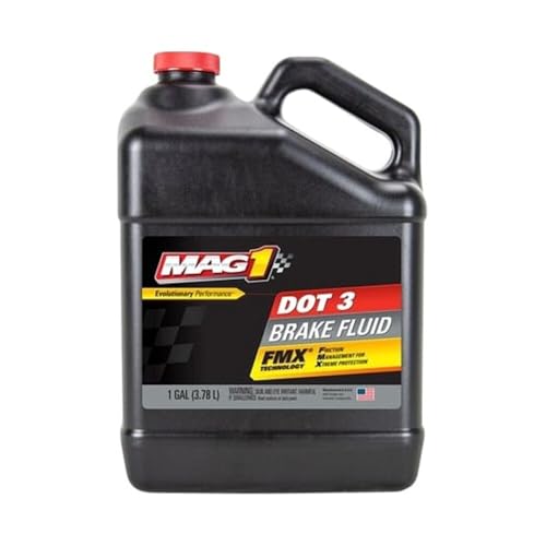 MAG 1 00121 DOT3 Brake Fluid - 1 Gallon - size: 1 Gallon