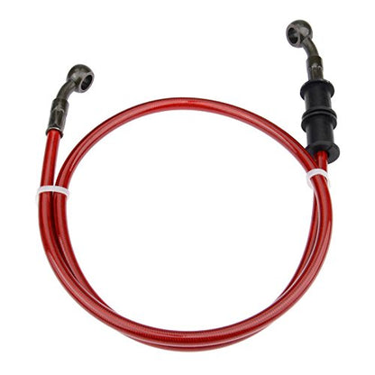 90cm Motorcycle Oil Hose,Hydraulic Brake Line Braided Steel Gas Clutch Pipe - size: 90cm