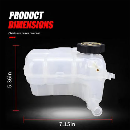 603-383 Coolant Reservoir Tank for Chevrolet Cruze 2011-2016 1.4L - size: 603-383