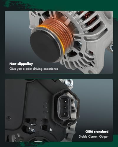 SCITOO 11189 Alternator 12V 110A fit for Hyundai for Sonata 2.4L 2006-2010 - size: Small, style: 11189N Alternator