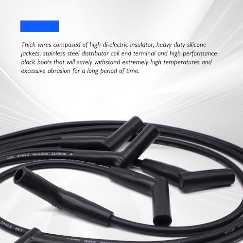 671-6112 Ignition Spark Plug Wires Compatible with Ford F-100 Ranger - style: 671-6112