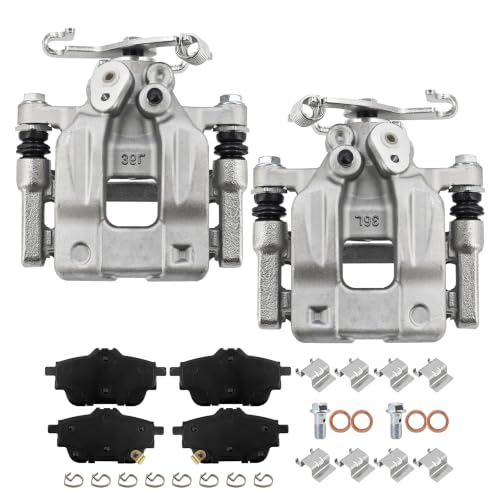 Rear Pair Brake Caliper Kit for Nissan Sentra 20-25 2.0 S SR SV - color: Rear Pair, size: with Pads
