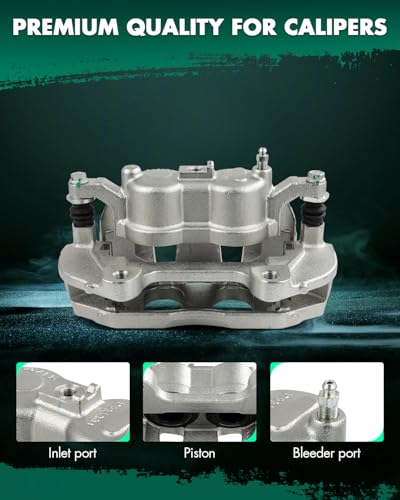 SCITOO 2PCS Front Brake Calipers Assembly w/Bracket For Dodge - size: Front[18B5402A & 18B5403A]