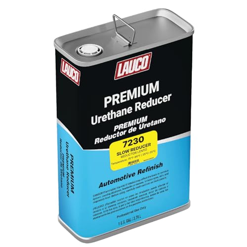 Slow Urethane Grade Reducer (7230), 1 Gallon, 75°F - 95°F﻿﻿ ﻿- For Automotive Paint and Industrial Paint Use - High Performance Automotive Grade 7230 - style: Slow - One Gallon