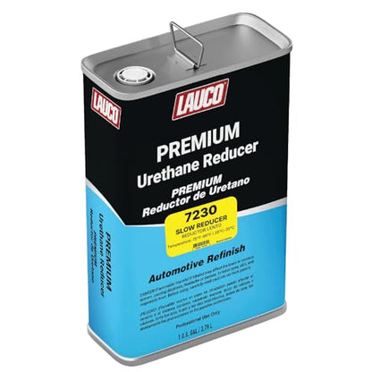 Slow Urethane Grade Reducer (7230), 1 Gallon, 75°F - 95°F﻿﻿ ﻿- For Automotive Paint and Industrial Paint Use - High Performance Automotive Grade 7230 - style: Slow - One Gallon