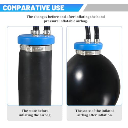 Car Universal Easy Intake Adapter, Vehicle Smoke Machine Inflatable Bladder Block Off Fuel Leak Diagnostic Tester, Automotive Pipe Fuel Leakage Detector for Most 12V Vehicles