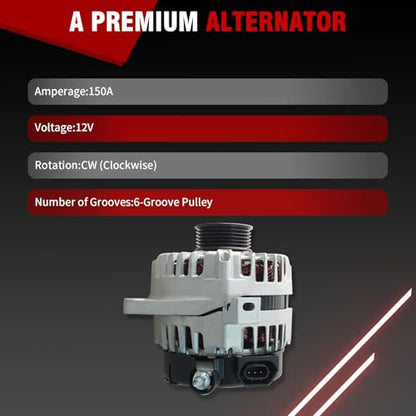 Alternator 21002N - size: 21002N