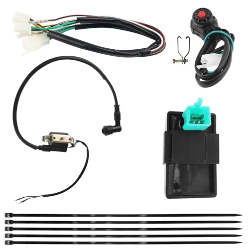 PRO BAT 4PCS Lifan Kick Start Electrical Wire Harness 5-Pin AC CDI
