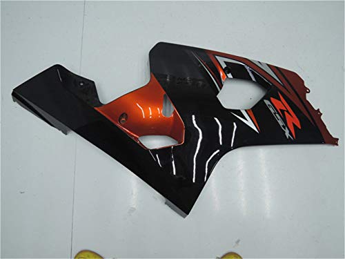 YTL Orange Black Full Fairing Fit for Suzuki 2004-2005 GSXR 600/750 - color: 008 Orange Black
