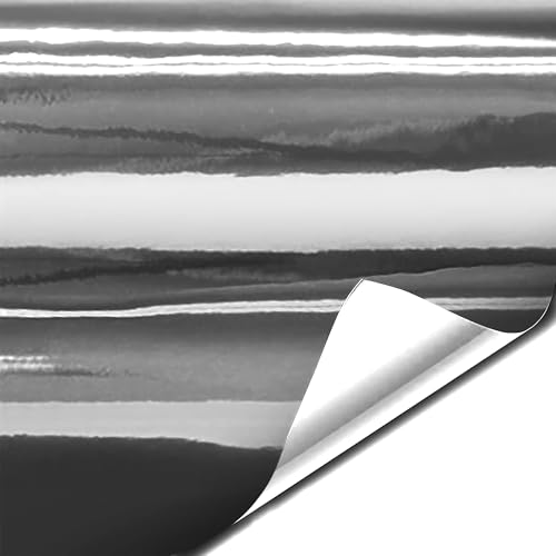 VViViD Gloss Silver Chrome Air-Release Vinyl Adhesive Tape Roll (1/4 Inch x 30ft) - color: Silver Chrome, size: ¼" x 25ft