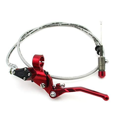 Red 1200mm Line Hydraulic Clutch Handle Lever Master Cylinder for Pit Dirt Bike Motocross Motorcycle