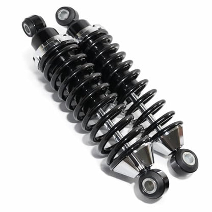 Rear Street Rod Coil Over Shock SET Black Coated Springs (Spring Rate:200) - size: Spring Rate:200